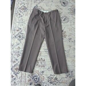 #346 Haggar Men's Polyester dress pants 36x29 Green